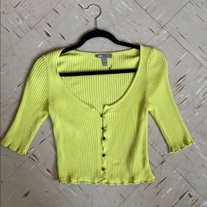 ASOS lime green top
